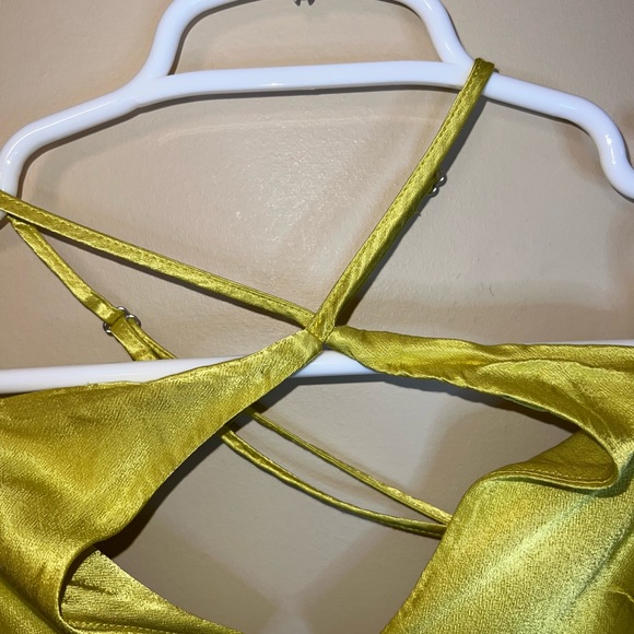 MESHKI XS DRESS SATIN CUT OUT MAXI - Picture 14 of 16